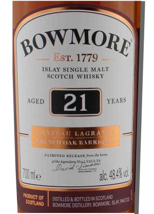 Bowmore 21 Year Old Château Lagrange 48.4%-L-900x1250-Malt Whisky Agency