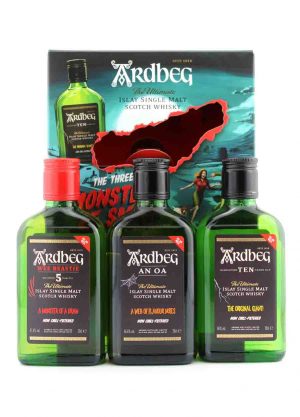 Ardbeg-Monsters of Smoke Set 20cl-F-900x1250-Malt Whisky Agency