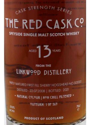 The Red Cask Co-Linkwood 13 Year Old 58.8%-L-900x1250-Malt Whisky Agency