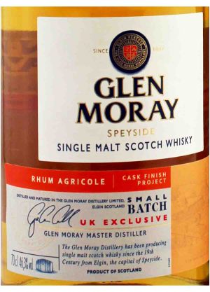 Glen Moray-Rhum Agricole Cask Finish 46.3%-L-900x1250-Malt Whisky Agency