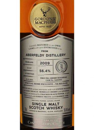 Gordon & MacPhail-Aberfeldy 12 Year Old 2009 56.4%-L-900X1250-Malt Whisky Agency